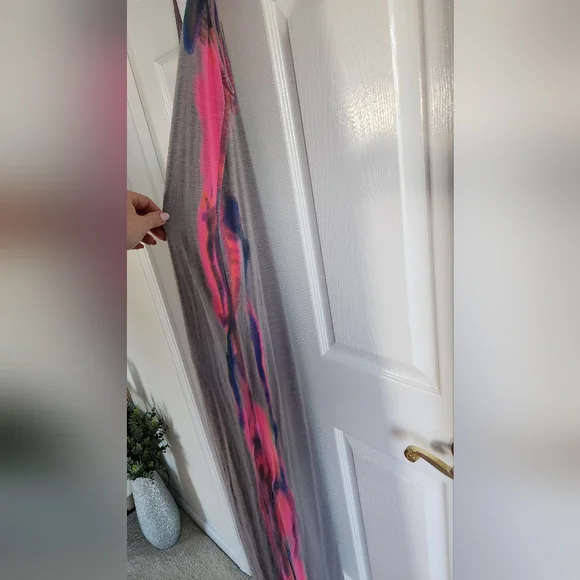 Maxi Tank Dress with Multicolor Tie Dye - Picture 5 of 10